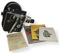 Vintage Paillard Bolex H16 16mm Movie Camera Kern Yvar 75mm +Lytar Lens +Manuals
