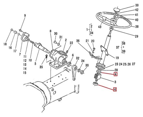 6681141140 steering column - steering,