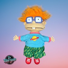 Chuckie Finster Rugrats 1990s Vintage Plush Doll Nickelodeon Collectible