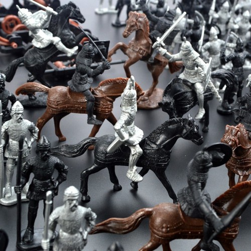 Pcs medieval knights horses - knights,