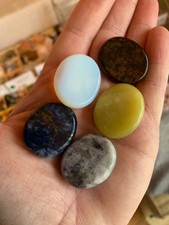 5 x  Small worry stone (30 mm)