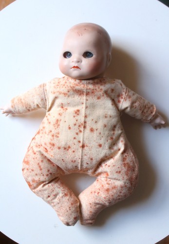 Vintage bisque head doll grace - bisque,