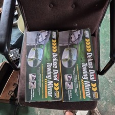 Maypole Deluxe Dual Towing Mirrors  x 2 (Model: MP8326) caravan towing mirrors