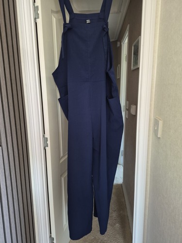 Shein royal blue dungarees - blue,