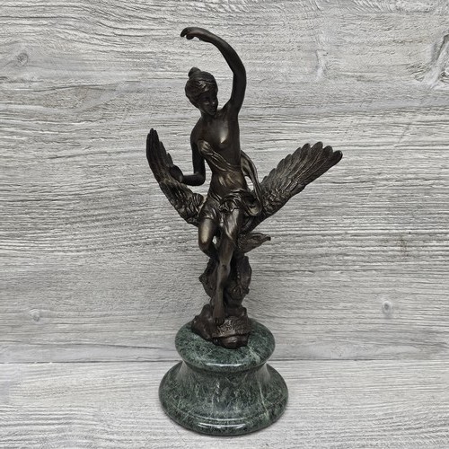 Emile signed bronze sculpture - bronze,