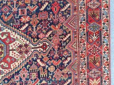 Navy Antique rug 5x7, colorful