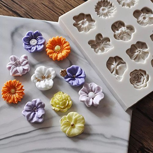 Silicone flower lace - flower,