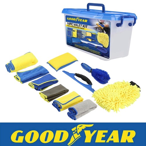 Goodyear 10pc car detailing - car,