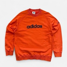 Adidas Sweatshirt Orange Large