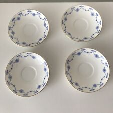 4 x Blue & White Pattern