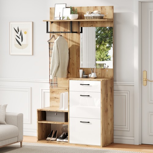 Entryway shoe bench with - shoe,