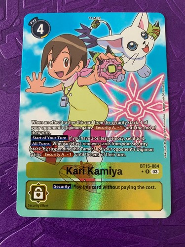 Digimon ccg kari kamiya - digimon,