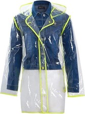 Women Clear Waterproof Raincoat Stay Stylish Rain durable & water resistant