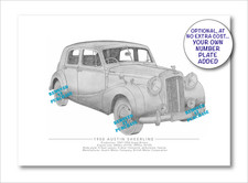 Austin Sheerline hand-drawn A5