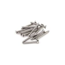 Fender Bass/Telecaster Bridge & Strap Button Mounting Screws Pack of 12 (Chrome)