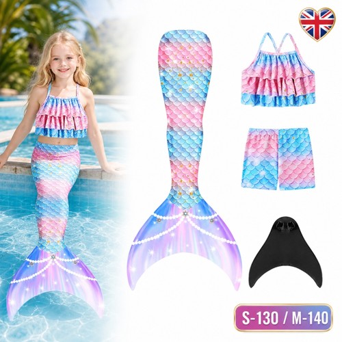 Kids mermaid tail with monofin - mermaid,