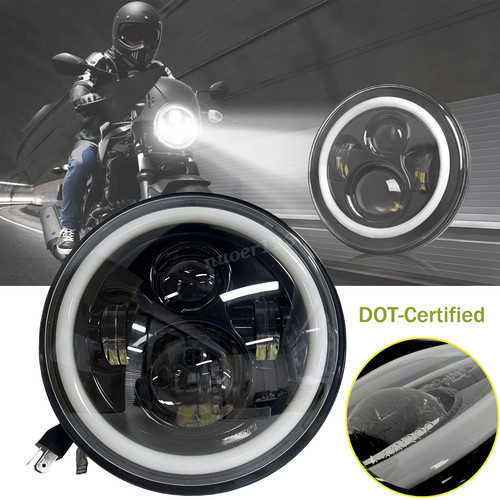 Round led motorcycle - round,