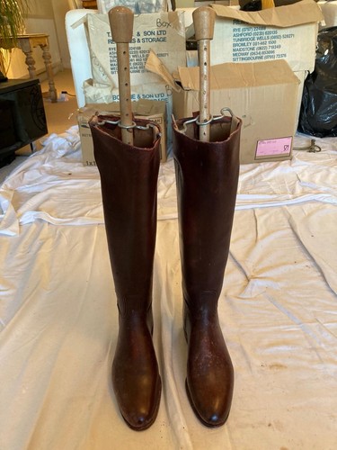 Ladies vintage riding boots - riding,