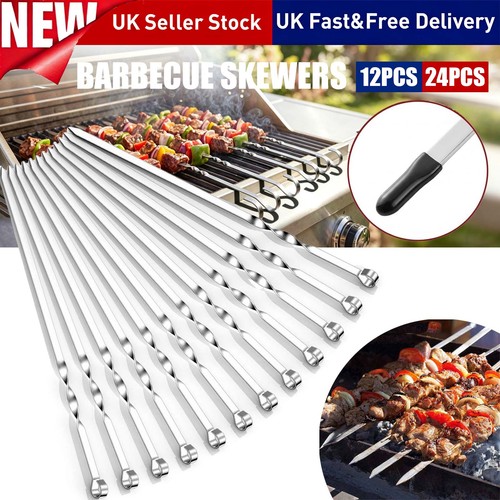 24x barbecue meat skewers - 12/24x,