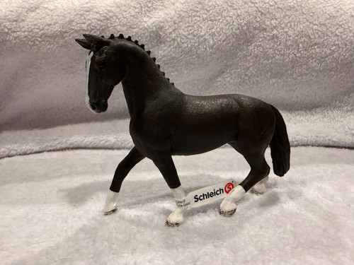 Schleich black hanoverian - schleich,