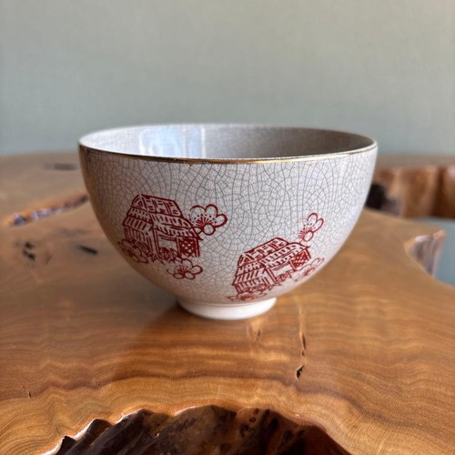 Japanese akae matcha - tea, bowl