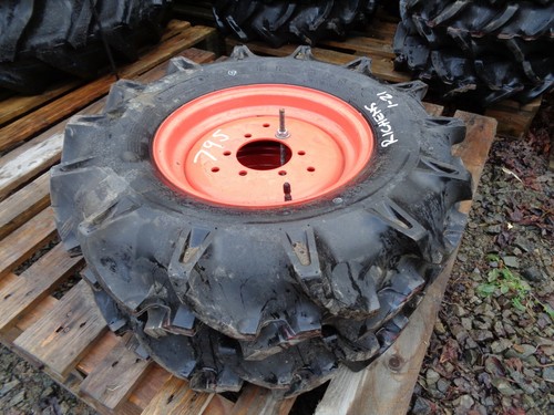 Pair new kubota wheels agri - new,