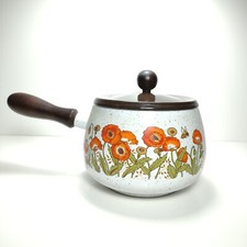 Vintage White & Poppy Print