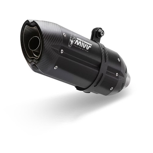 Black slip muffler - slip-on,