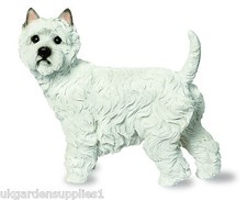 Westie Dog Garden Ornament Statues Sculpture Outdoor Resin Puppy Figurine Pup