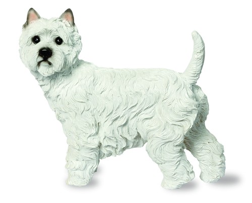 Westie dog garden - garden, ornament
