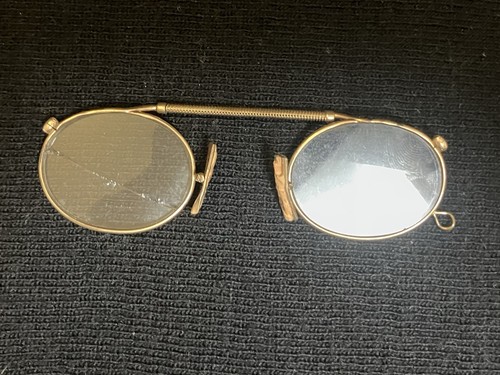 Antique gold plated nose - gold-plated,