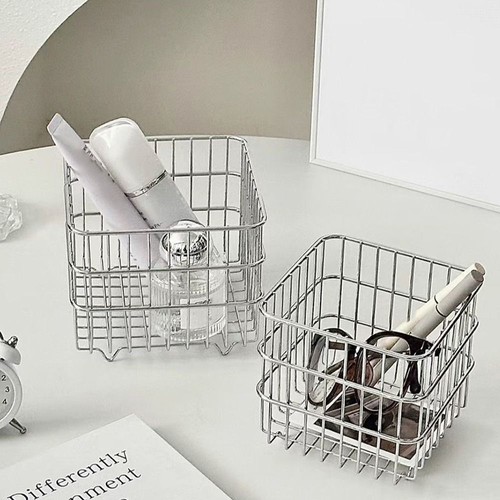 Stainless steel storage basket - stainless,