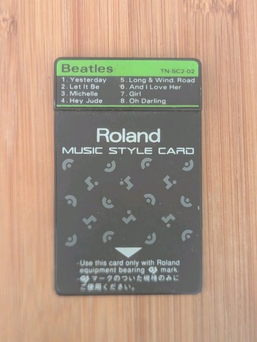 Roland beatles music style - music,