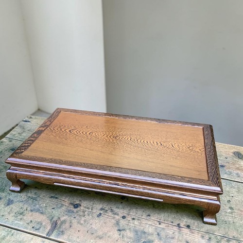 Unused karaki wooden bonsai - wooden,