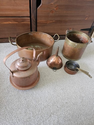 Vintage and antique - and, copper