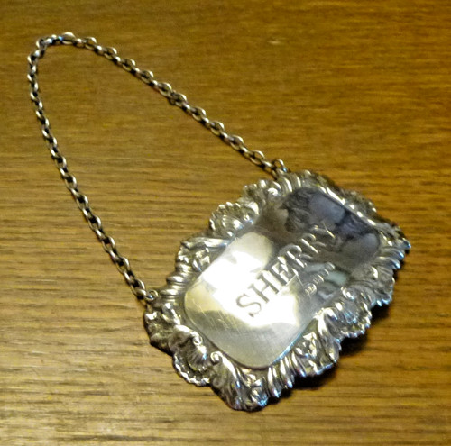 Vintage solid silver sherry - solid,