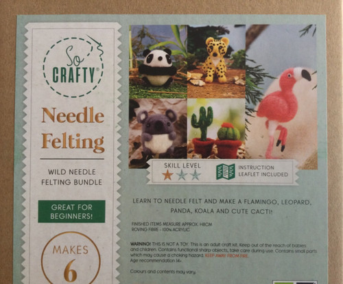 Needle felting bundle - needle,
