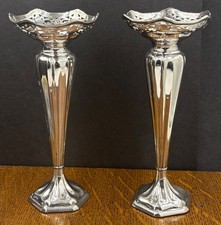 A pair of sterling silver