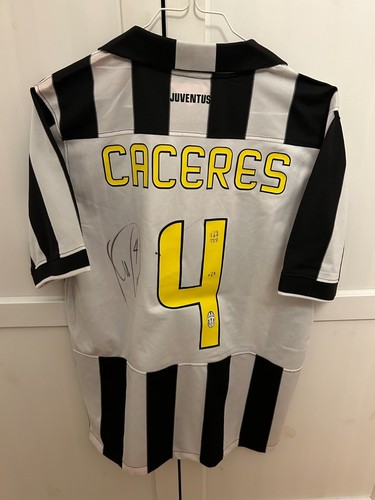 Juventus caceres signed shirt - juventus,