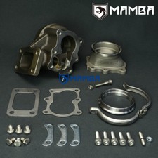 Turbo Turbine Housing + Downpipe Kit For Nissan TD42 GQ GU GT28R GT2871R A/R .42