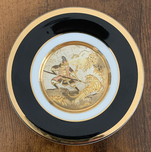 Chokin art ceramic - art, decorative