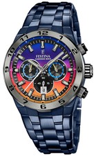 Festina Chrono Bike Special Edition (44.5mm) Gradient Dial / Blue PVD F20709/1