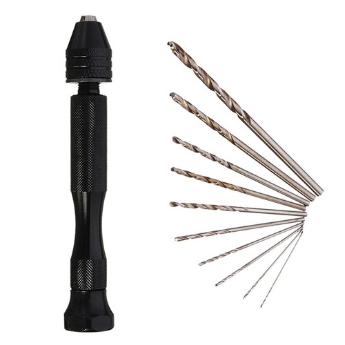 Miniature hand drill powered - hand,