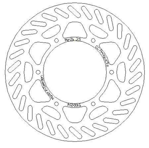 Products disc brake rear kx - disc,