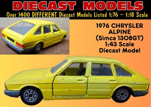 Rare chrysler alpine simca - rare,