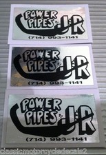 KAWASAKI H1 500 H2 750 KH250 KH400 J & R EXPANSION CHAMBER EXHAUST DECALS X 3