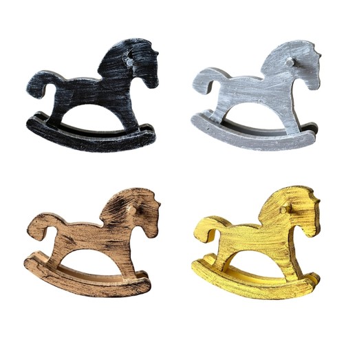 Wooden rocking horse - rocking,