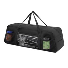24 Inch BBQ Tool Storage Bag Spacious and Portable with Mesh Storage Pockets