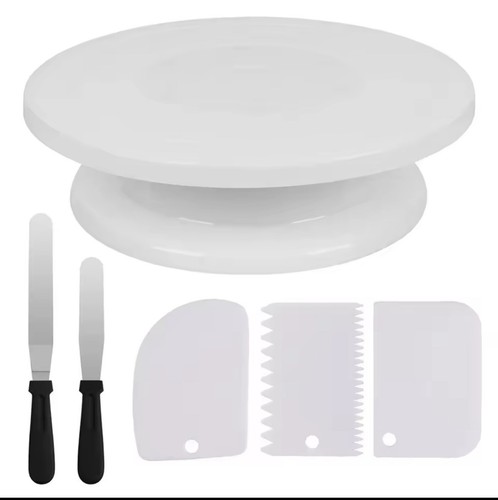Cake turntable rotating - rotating,