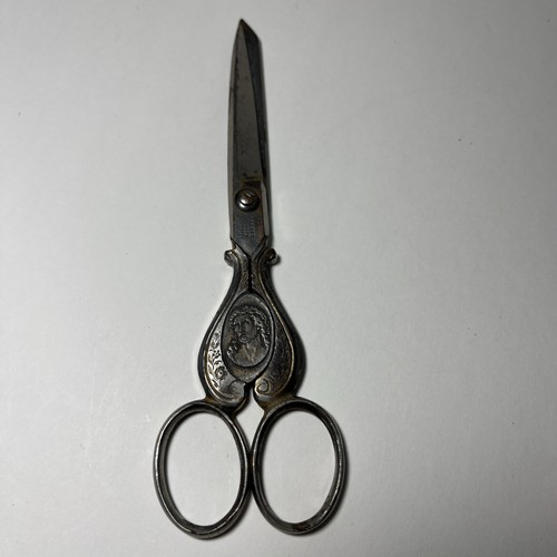 Antique sewing and embroidery - and,